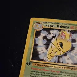 Pokemon TCG Koga's Kakuna Gym Challenge 1st Edition Uncommon Card 47/132 - Image 2