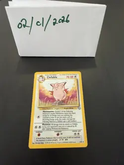Pokemon TCG Clefable Jungle 1/64 Holo Unlimited Holo Rare - Image 1