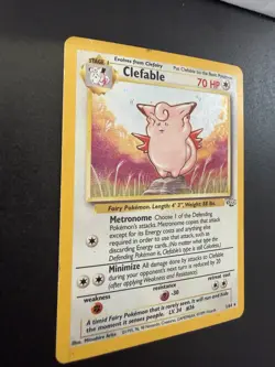 Pokemon TCG Clefable Jungle 1/64 Holo Unlimited Holo Rare - Image 2
