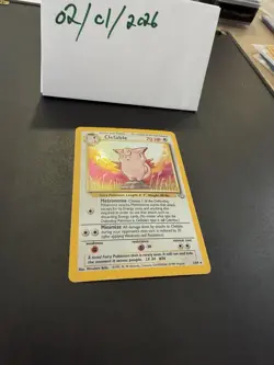 Pokemon TCG Clefable Jungle 1/64 Holo Unlimited Holo Rare - Image 4