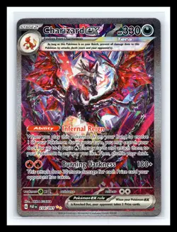 💥 Pokemon Charizard ex 234/091 SV Paldean Fates Special Illustration Rare Holo - Image 1