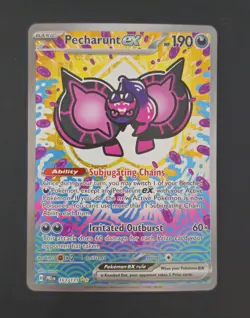 Pecharunt ex 163/131 Sv: Prismatic Evolutions Special Illustration Rare Pokemon - Image 1