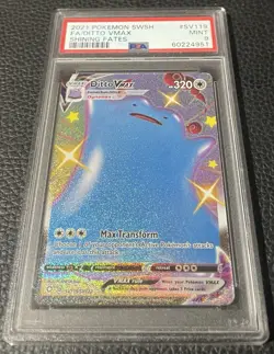 Ditto VMAX ~ 2021 Pokemon SWSH Shining Fates #SV119 Full Art ~ PSA 9 (Mint) - Image 2