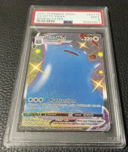 Ditto VMAX ~ 2021 Pokemon SWSH Shining Fates #SV119 Full Art ~ PSA 9 (Mint) - Image 4
