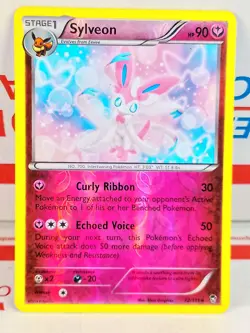 Pokemon TCG XY - Sylveon Reverse Furious Fists 72/111 Holo SEND OFFERS - Image 1