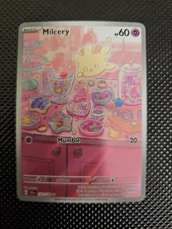 Pokemon TCG - Milcery Holo Illustration Rare - Stellar Crown 152/142 - Image 1