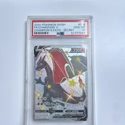 Pokemon Charizard V Secret Rare Full Art Holo 79/73 Champion's Path PSA 10 - Image 1
