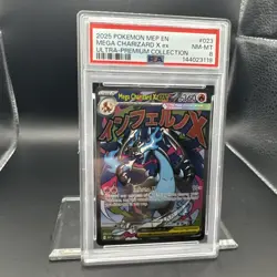 2025 Pokemon Mega Evolution UPC Promo Mega Charizard #023 EN Graded PSA 8 - Image 4