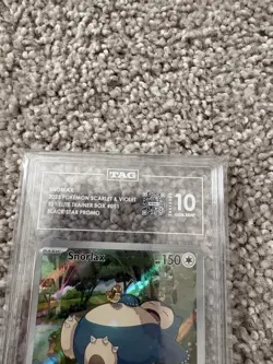 TAG 10 Pokemon Snorlax 151 ETB Illustration Rare Promo SVP - Image 2