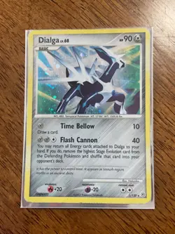 Pokemon Dialga 1/130 Diamond and Pearl Holo Pokemon - Image 1