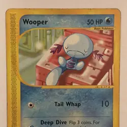 Pokemon TCG Wooper 066/147 Aquapolis Set Regular - Image 2