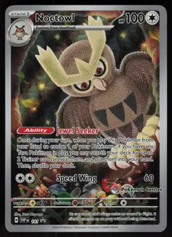 Noctowl 141 SVP Pokemon Center Stamped Promo Pokemon - Image 1