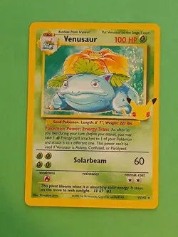 Pokemon Sword & Shield Celebrations Venusaur 15/102 Classic Collection Holo - Image 1