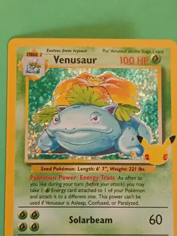 Pokemon Sword & Shield Celebrations Venusaur 15/102 Classic Collection Holo - Image 2