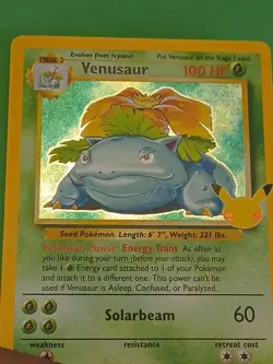 Pokemon Sword & Shield Celebrations Venusaur 15/102 Classic Collection Holo - Image 3
