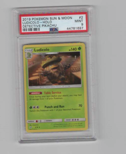 2019 Pokemon Detective Pikachu Ludicolo Holo Promo #2 PSA 9 - Image 1
