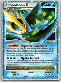 Pokemon Empoleon LV.X Diamond and Pearl Promos #DP11 -- [Lightly played] - Image 1