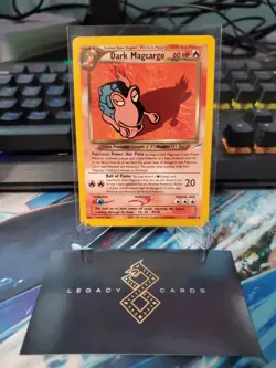 Dark Magcargo 18/105 - Neo Destiny Unlimited Non-Holo Rare - Pokemon TCG (NM) - Image 1
