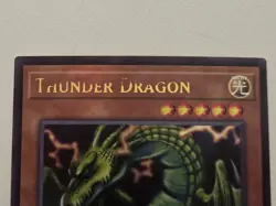 Thunder Dragon LCKC-EN067 Ultra Rare Yugioh Error Name Misprint Unlimited NM - Image 2