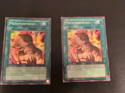2x Yugioh Metamorphosis PGD-090 Common Unlimited Edition Moderately Played - Image 1