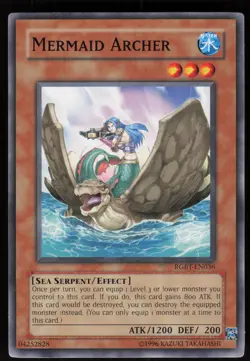 Mermaid Archer RGBT-EN036 Common Misplaced Anubis Shift Error Yu-Gi-Oh - Image 1