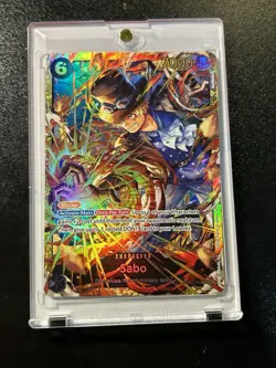 Sabo (SEC) OP13-120 - Carrying on His Will ONE PIECE CCG ENGLISH - Image 1