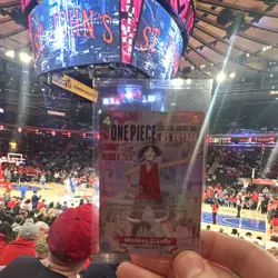 Bandai Namco One Piece CCG Monkey.D.Luffy US Voyage College Basketball Promo #0… - Image 1