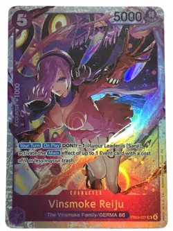 Vinsmoke Reiju EB03-031 SR One Piece TCG English-NM - Image 1