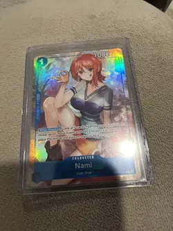 One Piece Emperors In The New World Nami OP09-050 R Alt Art English - NM - Image 1