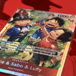 Ace & Sabo & Luffy OP13-007 SR | Carrying on His Will | One Piece TCG Englsih 02 - Image 2