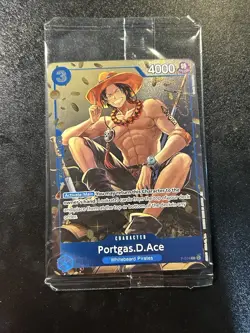One Piece TCG: Portgas D. Ace P-074 Promo Tin Pack Set Vol. 2 Sealed English - Image 1