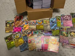 Pokemon TCG Korean Chinese Bulk Cards Bundle ~1000 Cards with EXs & Reverse holo - Image 1