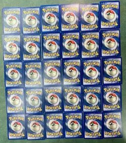 Vintage Pokemon Lot 30 Cards Base Set 1999 Wizards Of The Coast WOTC - Image 2
