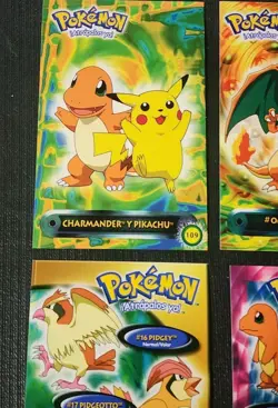 Pokemon Post Cards 1990's Set Of 7 Charmander Charmeleon Charizard Bulbasaur... - Image 2