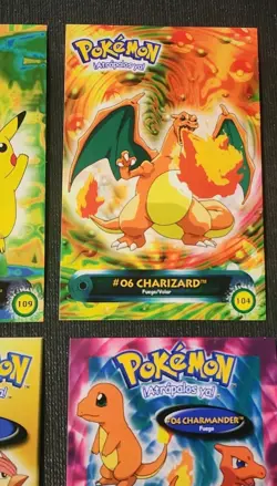 Pokemon Post Cards 1990's Set Of 7 Charmander Charmeleon Charizard Bulbasaur... - Image 3