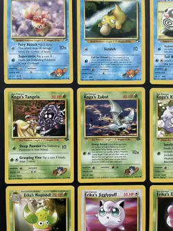 Pokemon Bundle Gym Heroes, Gym Challenge Vintage WOTC Gym Bundle Cards Very Good - Image 3