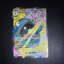 Pokemon TCG Iono's Bellibolt EX Full Art Ultra Rare Holo Card 172/159 - Image 1
