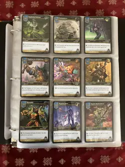 Complete Set UNPLAYED World of Warcraft TCG Dark Portal 319 Cards! - Image 2