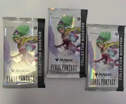 Magic the Gathering Final Fantasy Collector Booster Pack Factory Sealed x 3 NEW - Image 2