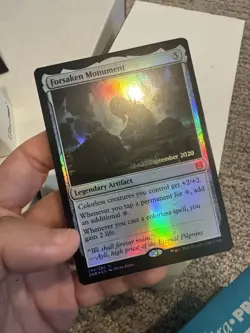 MTG - Forsaken Monument - Zendikar Rising (244/280) M Foil NM Prerelease promo - Image 1