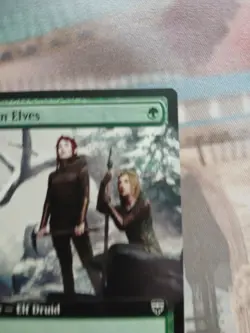 Magic The Gathering Fyndhorn Elves Borderless Commander Legends NM 2020 - Image 3