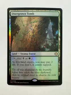 Overgrown Tomb (Foil) - Lorwyn Eclipsed - NM MTG - Image 1