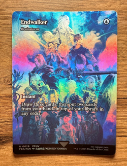 Magic MTG Final Fantasy Endwalker (Brainstorm) #28 *FOIL* Through The Ages - Image 1