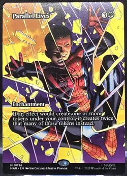 Parallel Lives #36 Marvel's Spider-Man Borderless Regular Mythic - Image 1