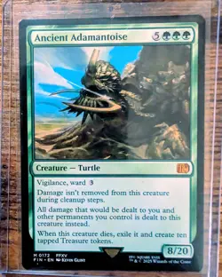 [1x] Ancient Adamantoise - Foil Near Mint, English UB: Final Fantasy MTG Magic - Image 1