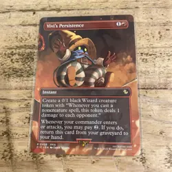Vivi's Persistence (Borderless) FIC #458 - MTG Commander: Final Fantasy Foil - Image 1