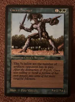 Magic (MTG) : Gaea s avenger (antiquities)- VG - Image 1