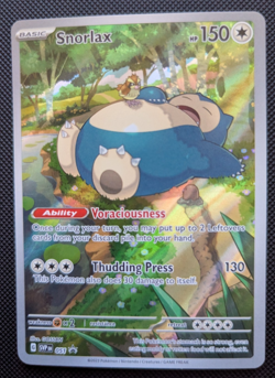 Pokemon Snorlax 051 from ETB 151 S&V/Sw&Sh NM Condition Promo Black Star ENG NM - Image 1