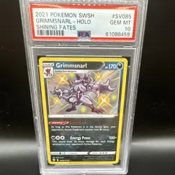 Pokemon Grimmsnarl SV085/SV122 Shining Fates Shiny Vault Holo PSA 10 Rare - Image 1