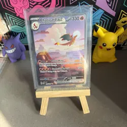 Pokemon TCG Charizard EX 199/165 Scarlet & Violet Special Illustration Rare SIR - Image 1